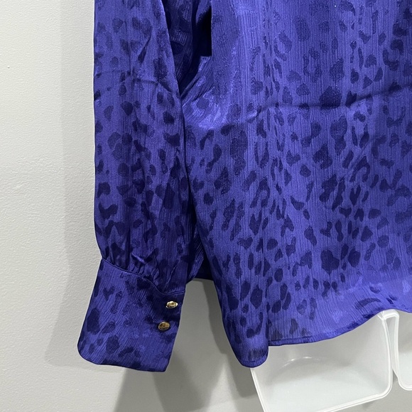 I.N.C. International Concepts Women's Pleated V-Neck Blouse/size L - Picture 7 of 9